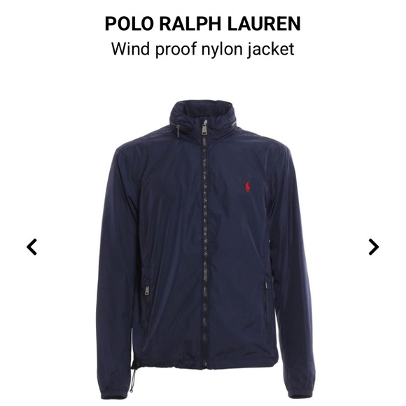 Polo Ralph Lauren Wind proof nylon zip up jacket with stowaway hood size Small - Picture 1 of 14